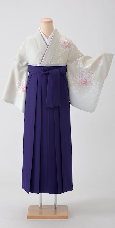 推しカラー「紫色」の袴コーデ04例