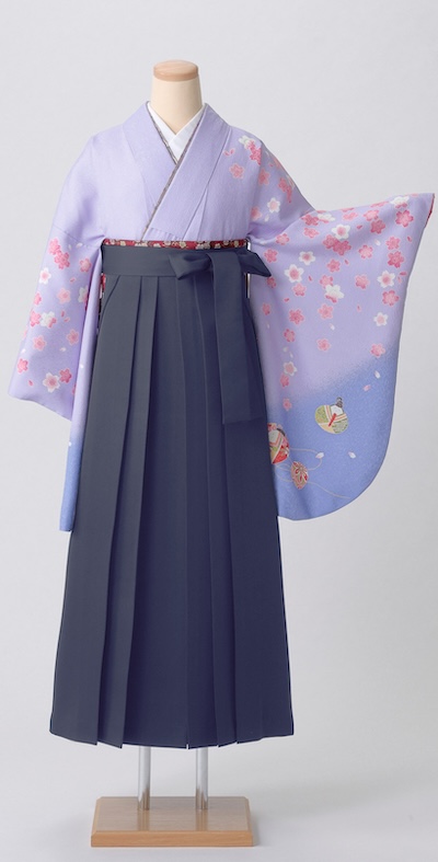 推しカラー「紫色」の着物コーデ05例