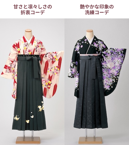 その他黒色の袴コーデ例02